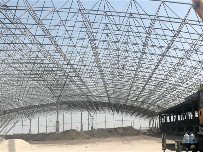 扬中钢厂料仓网架工程